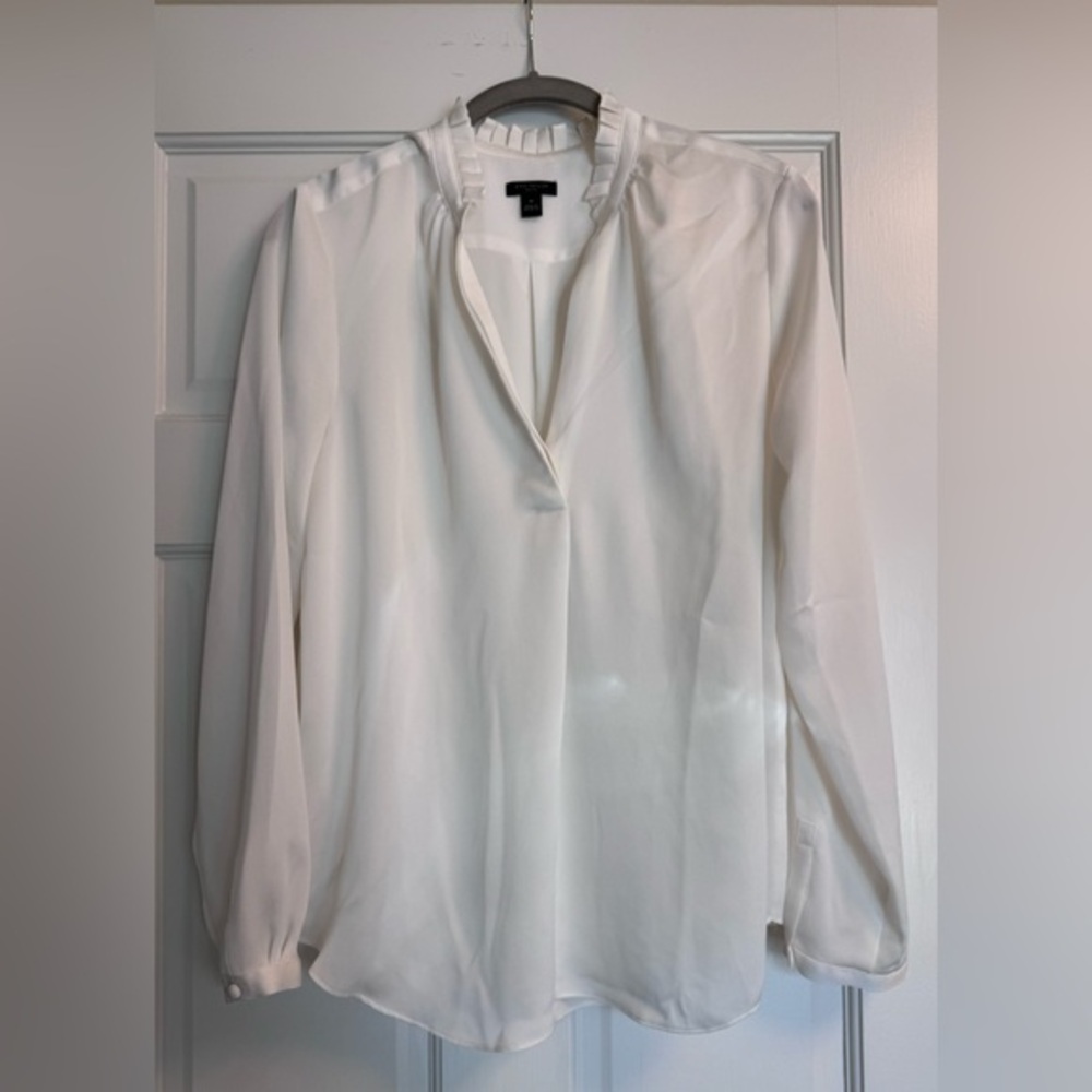Like New - Ann Taylor Ivory Blouse (MP)